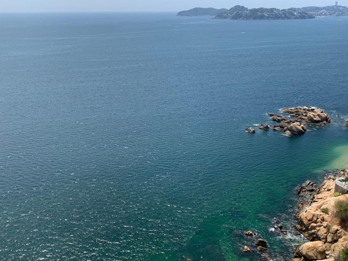 Suite frente al mar en el corazón de Acapulco Exterior foto